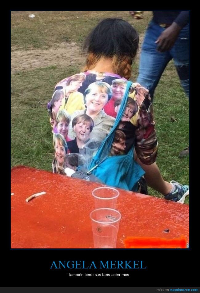 merkel,camiseta,políticos